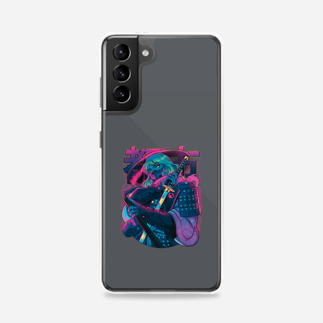 Cyber Neon Samurai-Samsung-Snap-Phone Case-Bruno Mota