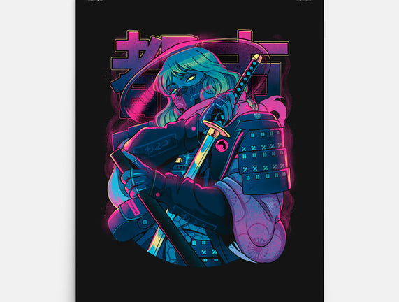 Cyber Neon Samurai
