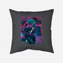 Cyber Neon Samurai-None-Non-Removable Cover w Insert-Throw Pillow-Bruno Mota