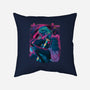 Cyber Neon Samurai-None-Non-Removable Cover w Insert-Throw Pillow-Bruno Mota