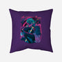 Cyber Neon Samurai-None-Non-Removable Cover w Insert-Throw Pillow-Bruno Mota