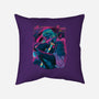 Cyber Neon Samurai-None-Removable Cover-Throw Pillow-Bruno Mota