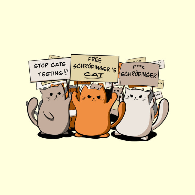 Cats Protest-None-Basic Tote-Bag-fanfabio