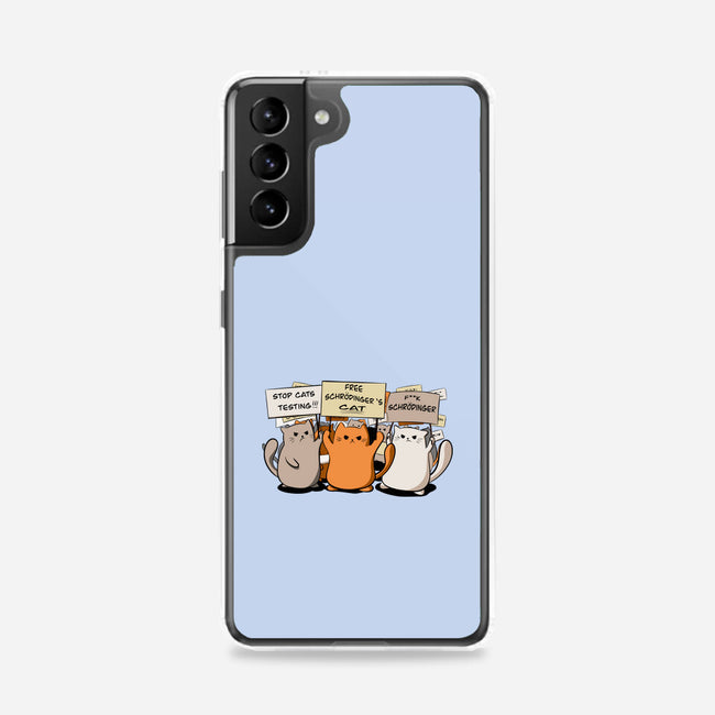 Cats Protest-Samsung-Snap-Phone Case-fanfabio