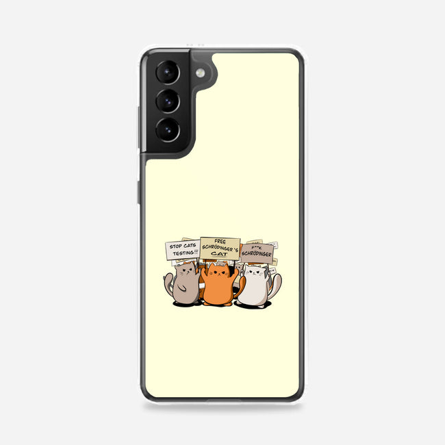 Cats Protest-Samsung-Snap-Phone Case-fanfabio