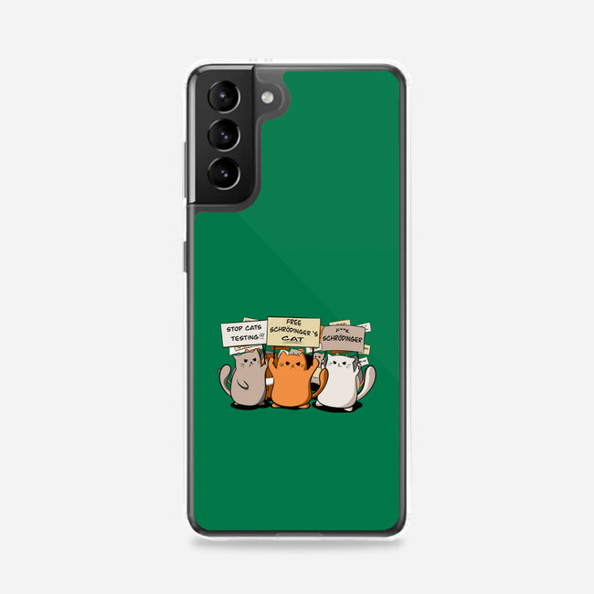 Cats Protest-Samsung-Snap-Phone Case-fanfabio