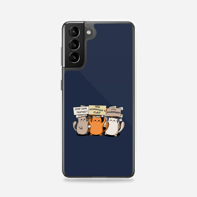 Cats Protest-Samsung-Snap-Phone Case-fanfabio