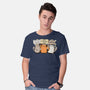 Cats Protest-Mens-Basic-Tee-fanfabio