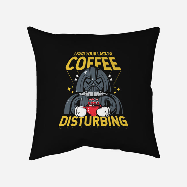 Coffee Disturbing-None-Non-Removable Cover w Insert-Throw Pillow-krisren28