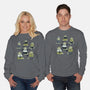 T-rex Gym-Unisex-Crew Neck-Sweatshirt-pigboom