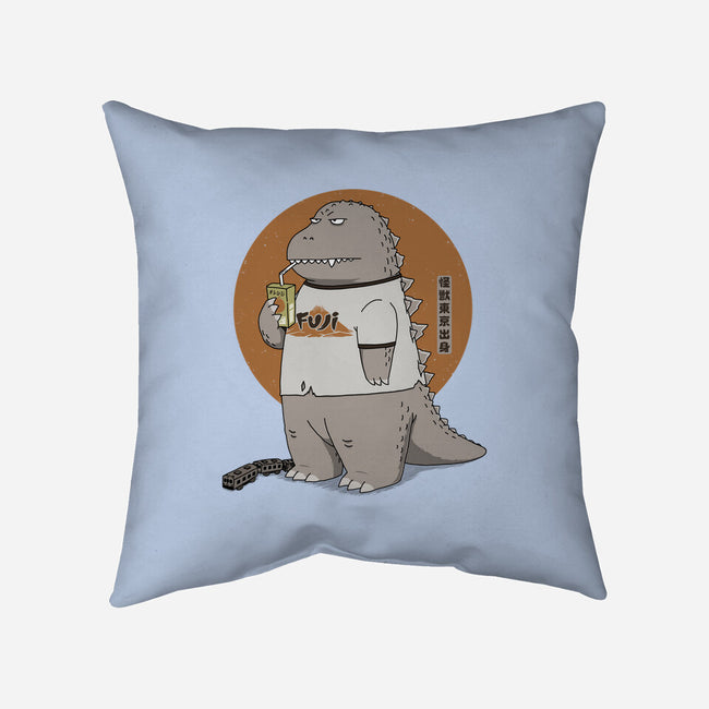 Kaiju From Japan-None-Removable Cover-Throw Pillow-pigboom