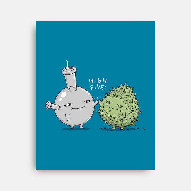 High Five Bud-None-Stretched-Canvas-pigboom
