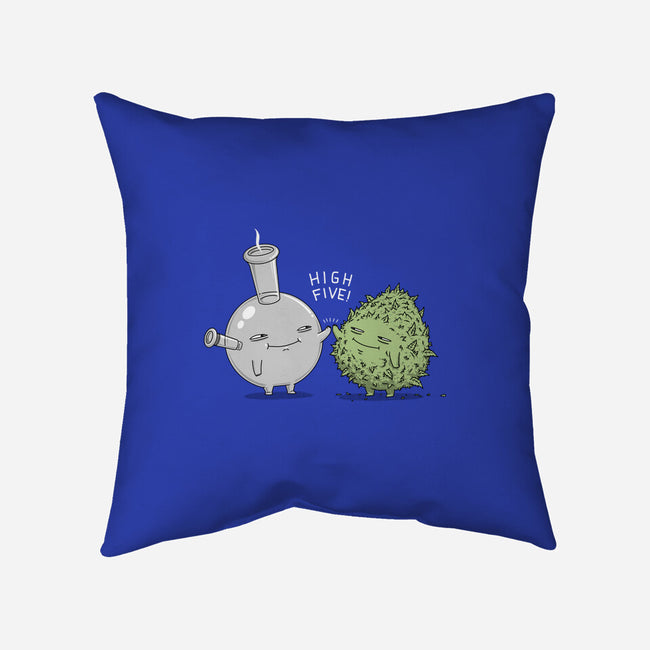 High Five Bud-None-Removable Cover w Insert-Throw Pillow-pigboom