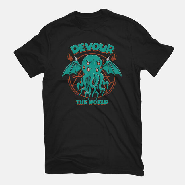 Devour The World-Womens-Fitted-Tee-pigboom