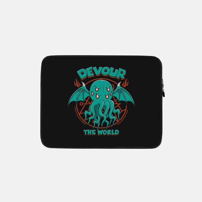 Devour The World-None-Zippered-Laptop Sleeve-pigboom
