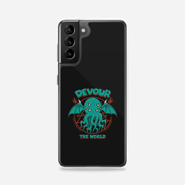 Devour The World-Samsung-Snap-Phone Case-pigboom