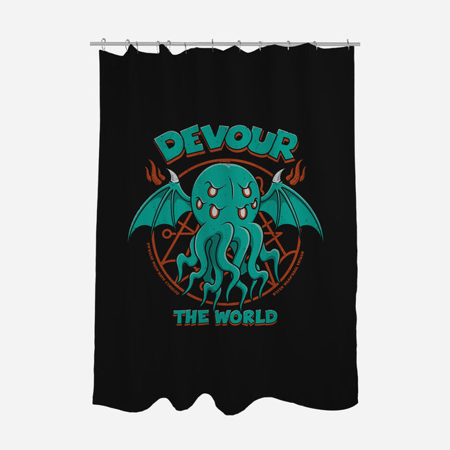Devour The World-None-Polyester-Shower Curtain-pigboom
