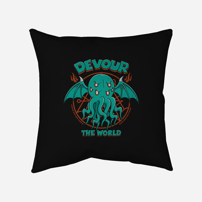 Devour The World-None-Non-Removable Cover w Insert-Throw Pillow-pigboom