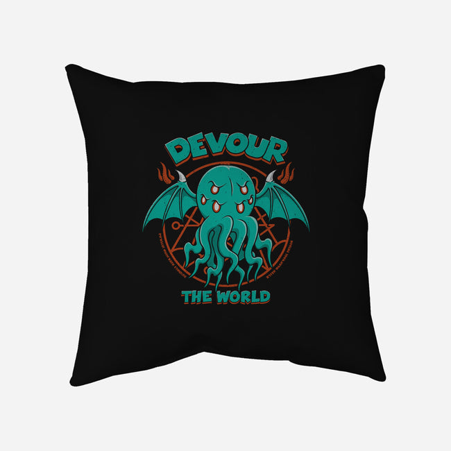 Devour The World-None-Removable Cover-Throw Pillow-pigboom