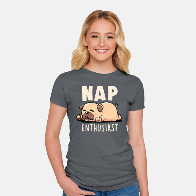 Nap Enthusiast-Womens-Fitted-Tee-koalastudio