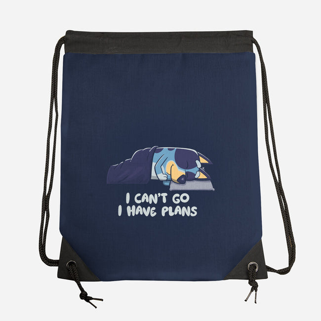 I Can’t Go Bluey-None-Drawstring-Bag-koalastudio