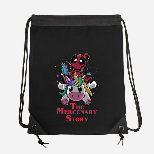 The Mercenary Story-None-Drawstring-Bag-zascanauta