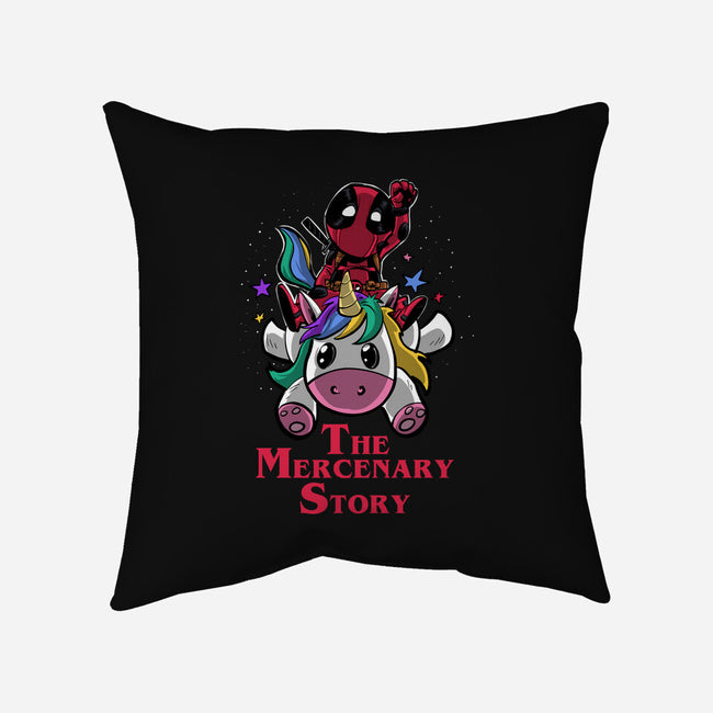 The Mercenary Story-None-Non-Removable Cover w Insert-Throw Pillow-zascanauta