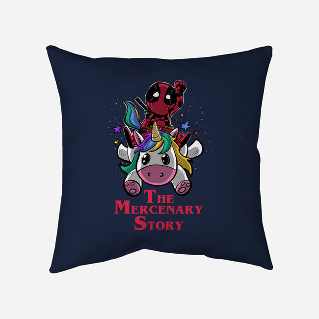 The Mercenary Story-None-Non-Removable Cover w Insert-Throw Pillow-zascanauta