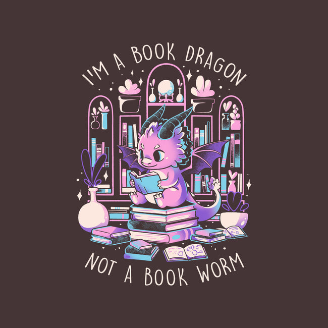 BookDragon-None-Removable Cover-Throw Pillow-eduely