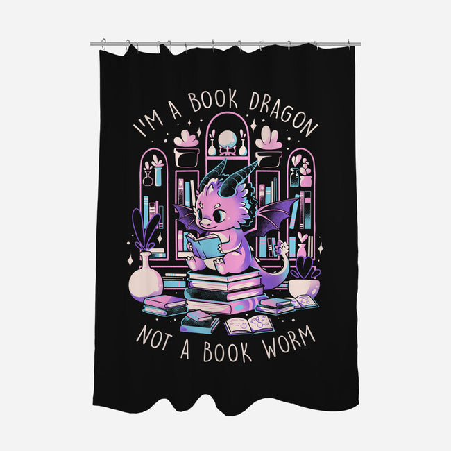 BookDragon-None-Polyester-Shower Curtain-eduely