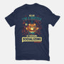 Avoiding Socializing-Womens-Fitted-Tee-Heyra Vieira