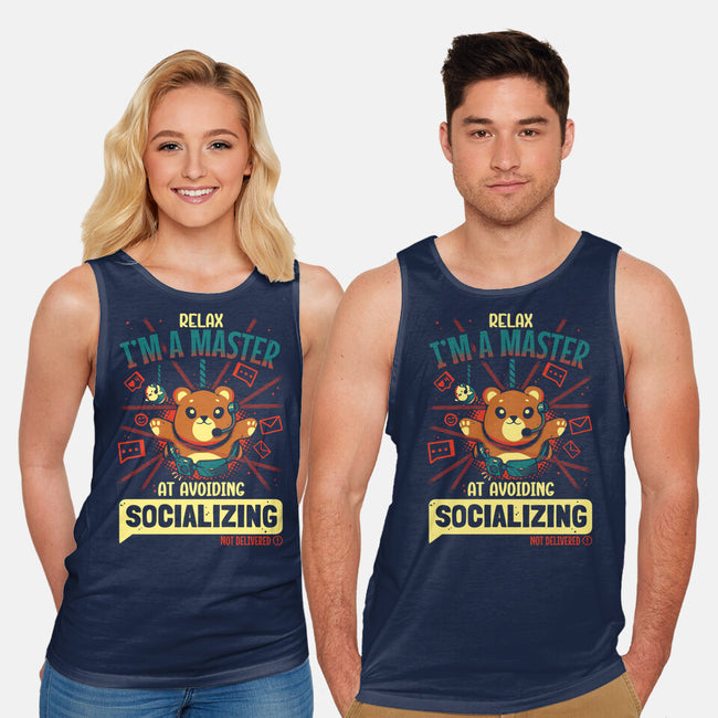 Avoiding Socializing-Unisex-Basic-Tank-Heyra Vieira