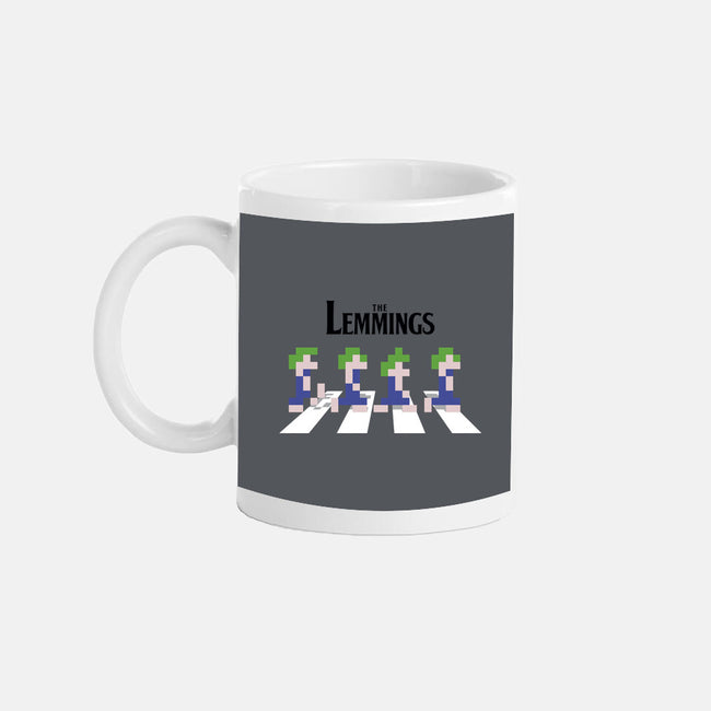 Lemmings Road-None-Mug-Drinkware-Olipop