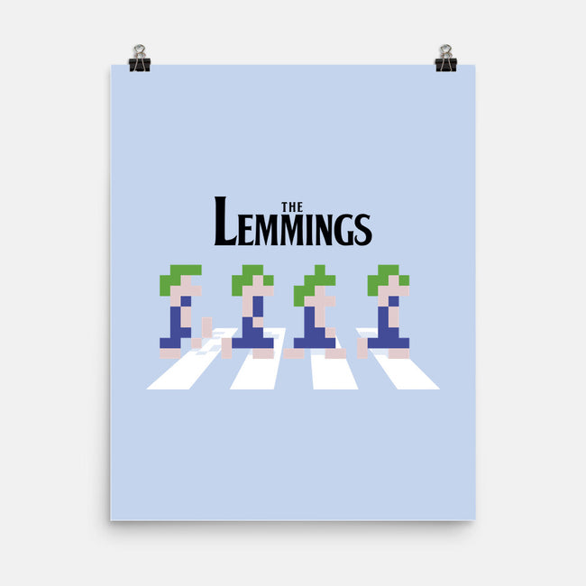 Lemmings Road-None-Matte-Poster-Olipop