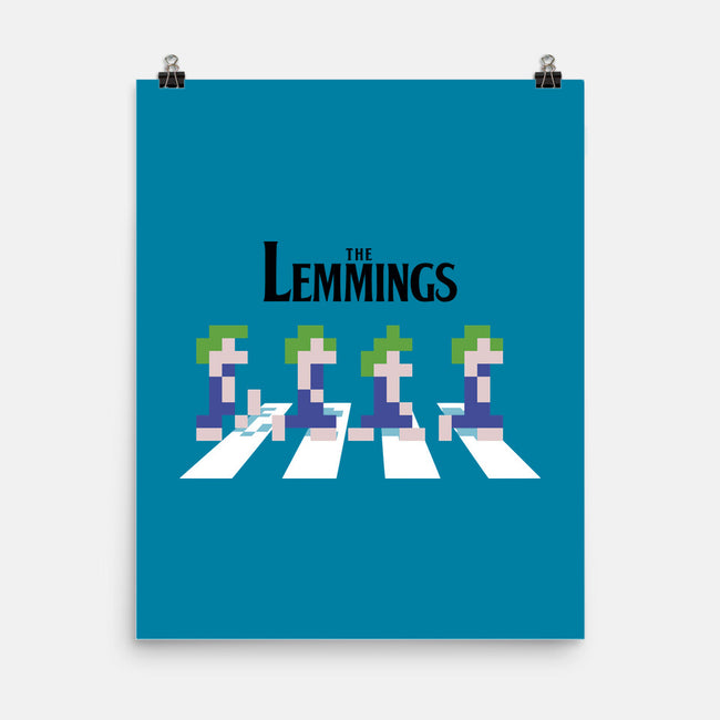 Lemmings Road-None-Matte-Poster-Olipop