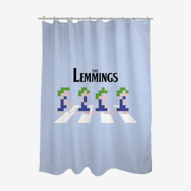 Lemmings Road-None-Polyester-Shower Curtain-Olipop
