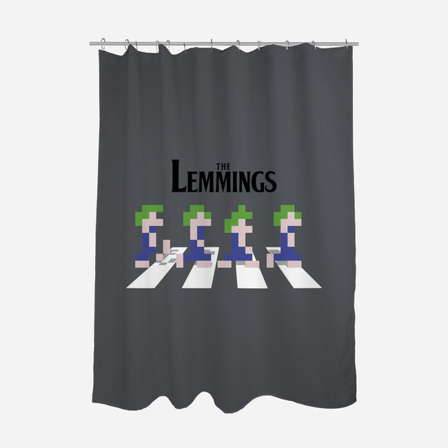 Lemmings Road-None-Polyester-Shower Curtain-Olipop