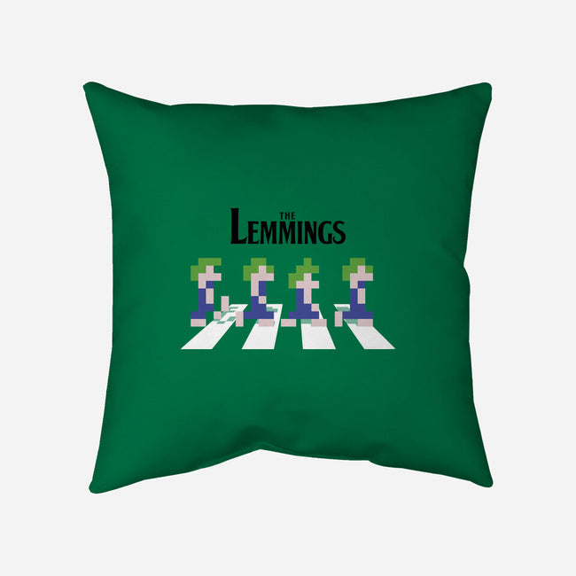 Lemmings Road-None-Non-Removable Cover w Insert-Throw Pillow-Olipop