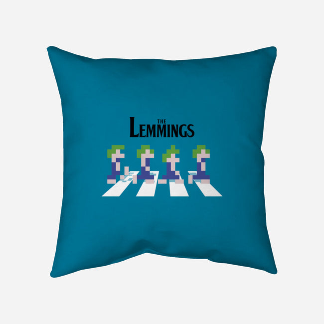 Lemmings Road-None-Non-Removable Cover w Insert-Throw Pillow-Olipop