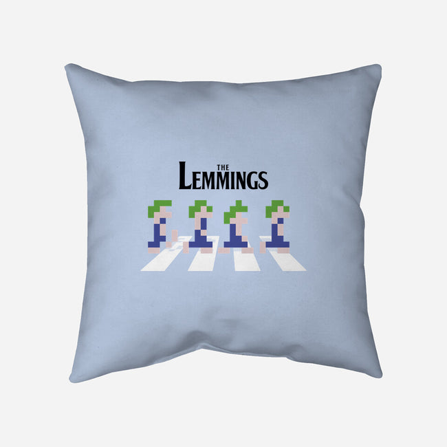 Lemmings Road-None-Removable Cover-Throw Pillow-Olipop