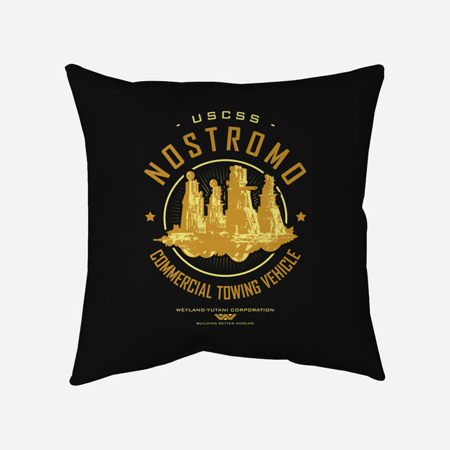 Nostromo Starfreighter-None-Removable Cover-Throw Pillow-Olipop