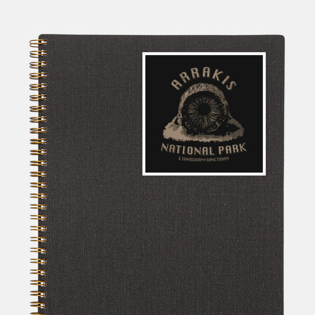 Arrakis National Park-None-Glossy-Sticker-bomdesignz