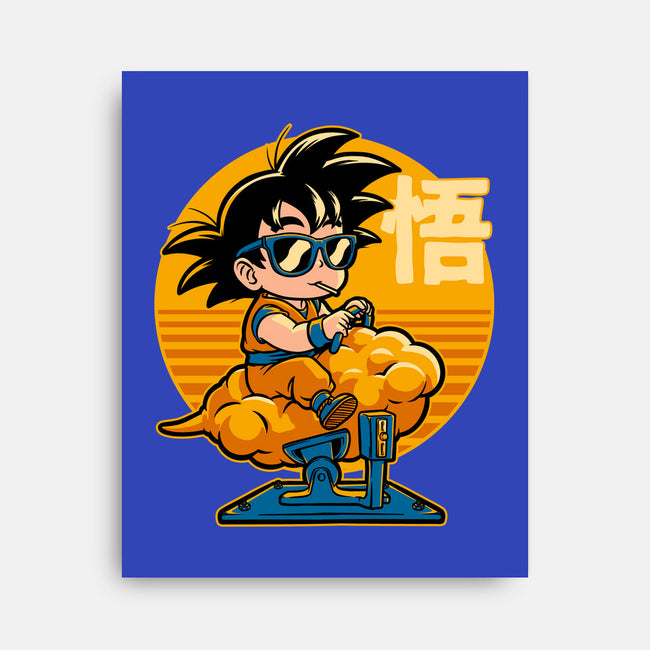 Cloud Anime Hero-None-Stretched-Canvas-Studio Mootant