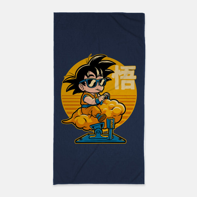 Cloud Anime Hero-None-Beach-Towel-Studio Mootant