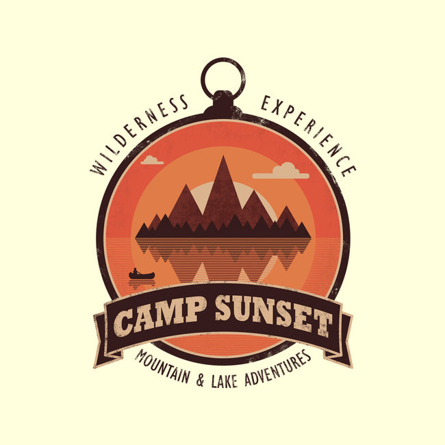 Camp Sunset-None-Polyester-Shower Curtain-sachpica