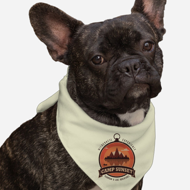 Camp Sunset-Dog-Bandana-Pet Collar-sachpica