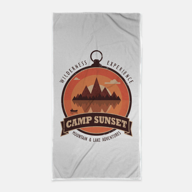 Camp Sunset-None-Beach-Towel-sachpica