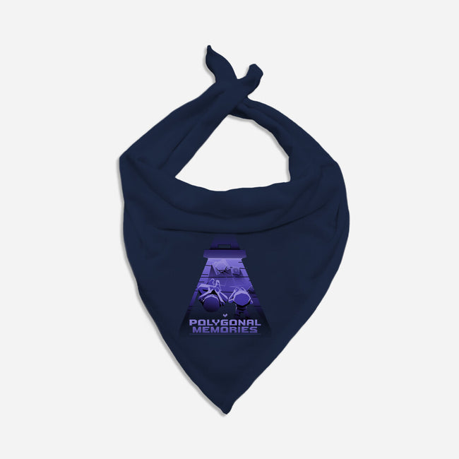 Polygonal Memories-Dog-Bandana-Pet Collar-estudiofitas