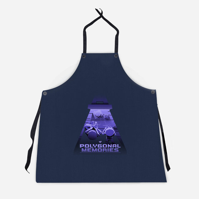 Polygonal Memories-Unisex-Kitchen-Apron-estudiofitas