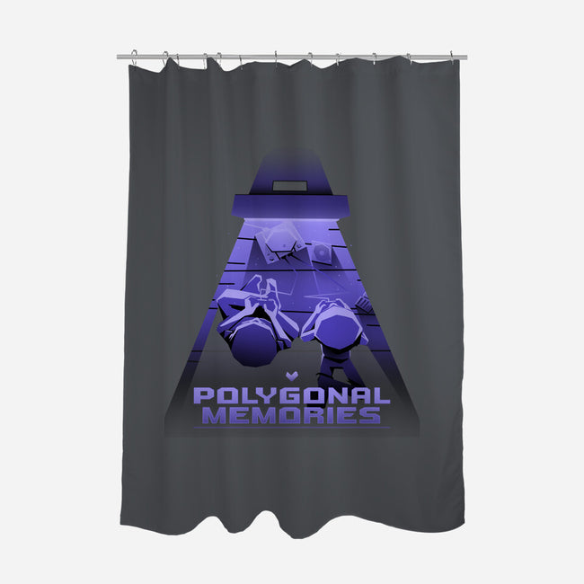 Polygonal Memories-None-Polyester-Shower Curtain-estudiofitas